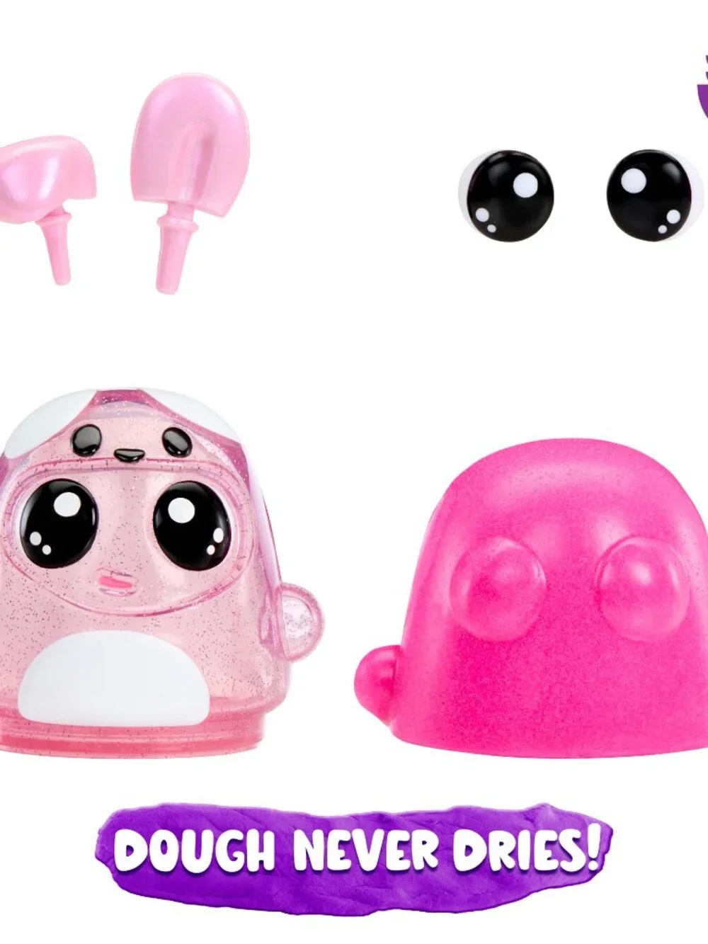 NEW 2 PK DohKins Character Single Pack Scented Dough that Never Dries
